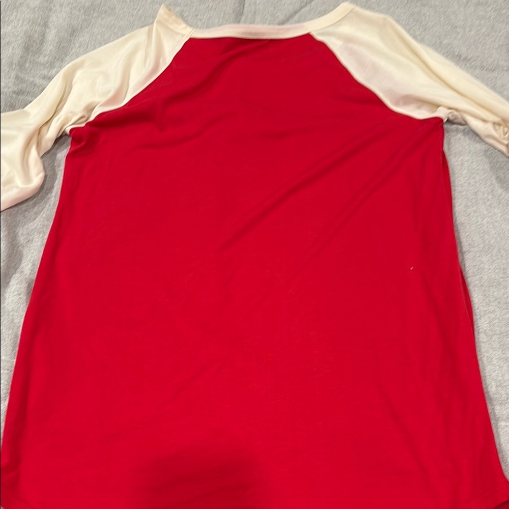 Cincinnati Reds Red Raglan Tee - Picture 3 of 3